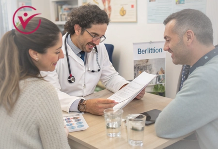 Врач проводит консультацию